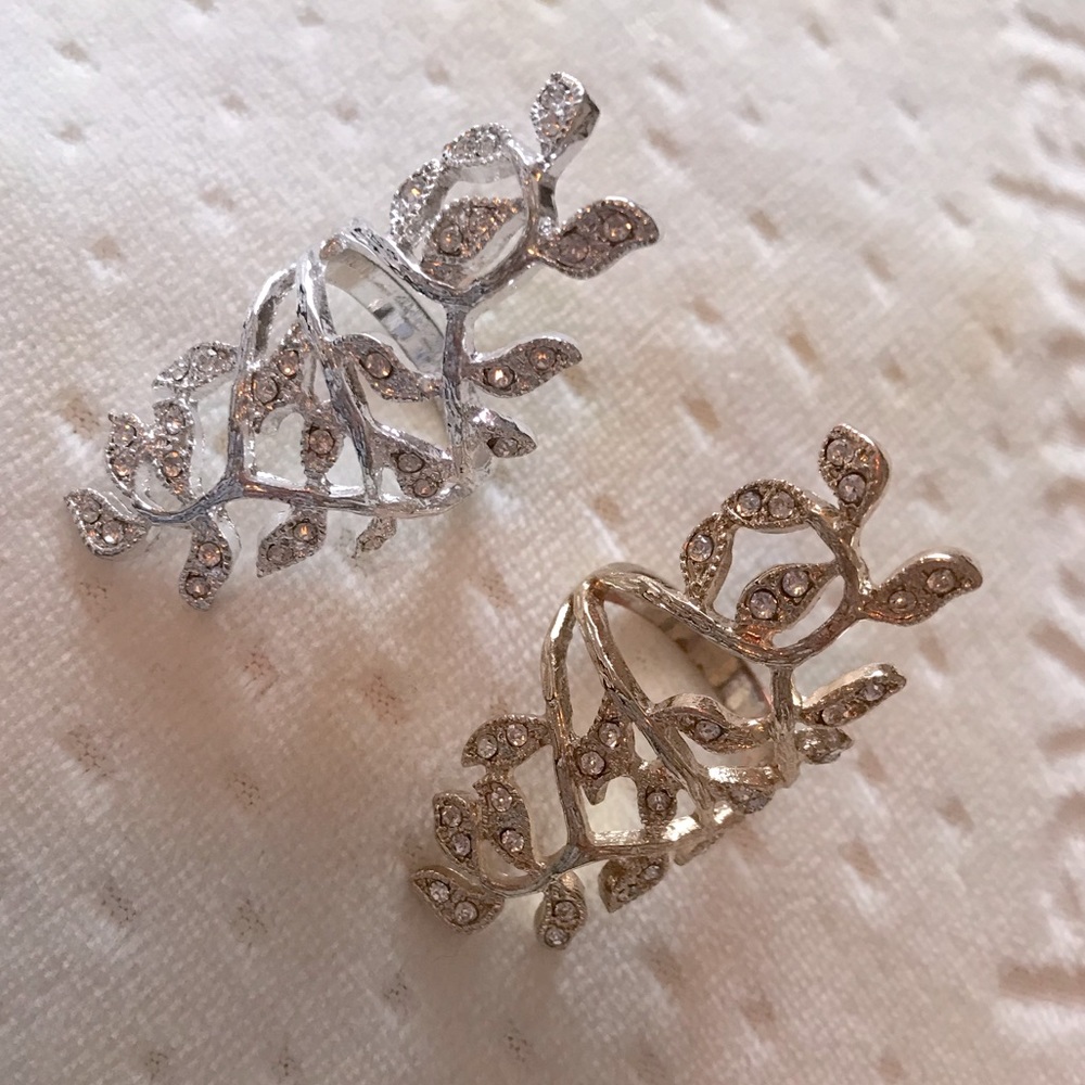 Gold & Silver Sparkly Rings